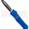 Atomic Defender Large OTF Automatic Knife Police Blue - Two Tone Dagger -Best Knifes Shop Atomic Defender Large OTF Auto Police Blue TT Dagger GX 37202 jr large
