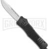 Atomic Defender Medium OTF Automatic Knife Black - Satin Drop Point -Best Knifes Shop Atomic Defender Medium OTF Auto Black Satin DP GX 35866 jr large