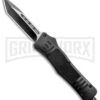 Atomic Defender Medium OTF Automatic Tanto Knife (3" Two-Tone) -Best Knifes Shop Atomic Defender Medium OTF Auto Black TT Tanto GX 37394 jr large
