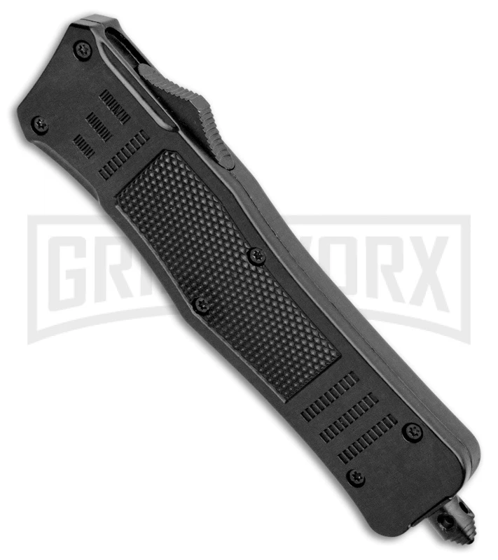 Atomic Defender Medium OTF Automatic Knife Black - Two Tone Drop Point 4 Atomic Defender Medium OTF Automatic Knife Black - Two Tone Drop Point - Image 2