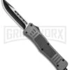 Atomic Defender Medium OTF Automatic Knife Gray - Two Tone Drop Point 2 Atomic Defender Medium OTF Automatic Knife Gray - Two Tone Drop Point -Best Knifes Shop Atomic Medium Defender Gray OTF Auto DP TT GX 35855 jr large