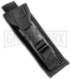 Atomic Defender Mini OTF Automatic Knife Red Skull - Two Tone Drop Point Plain -Best Knifes Shop Atomic Mini DP Red Skull OTF Auto TT GX 36430 jr sheath large