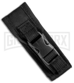 Atomic Defender Mini OTF Automatic Knife Black - Damascus Dagger Plain -Best Knifes Shop Atomic Mini Defender DP Black OTF Automatic TT Serr GX 32294 jr sheath large