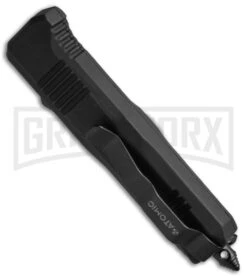 Atomic Shield Dagger Black OTF Automatic Knife - Plain 8 Atomic Shield Dagger Black OTF Automatic Knife - Plain -Best Knifes Shop Atomic Shield Dagger Black TT Plain BP 19060 jr side large