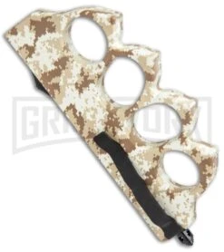 Atomic Tan Digital Camo OTF Automatic Knuckle Knife - Dagger Two-Tone 9 Atomic Tan Digital Camo OTF Automatic Knuckle Knife - Dagger Two-Tone -Best Knifes Shop Atomic Tan Digital Camo OTF Auto Knuckle Knife Dagger TT GX 37560 jr side large