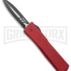 Axial Shift Red D/A OTF Automatic Knife - Dagger Blackwash S35VN -Best Knifes Shop Axial Shift OTF Red DE BW BHQ 146920 jr large