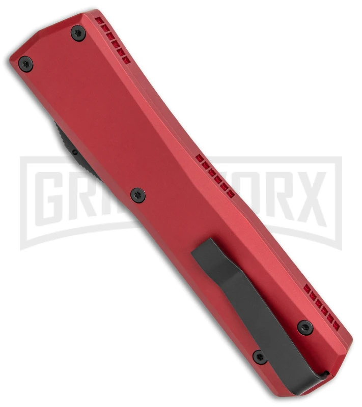 Axial Shift Red D/A OTF Automatic Knife - Dagger Blackwash S35VN 5 Axial Shift Red D/A OTF Automatic Knife - Dagger Blackwash S35VN - Image 3