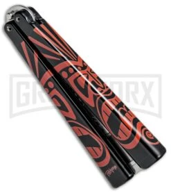 BB Barfly Petri Tiki Bottle Opener Butterfly Trainer -Best Knifes Shop BB Barfly Bottle Opener Butterfly Trainer Petri Tiki BHQ 83040 jr side large