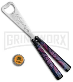 BB Barfly Psychedelic Flowers Bottle Opener Butterfly Trainer 7 BB Barfly Psychedelic Flowers Bottle Opener Butterfly Trainer -Best Knifes Shop BB Barfly Bottle Opener Butterfly Trainer Psychedelic Flowers BHQ 83039 jr bottlecap large