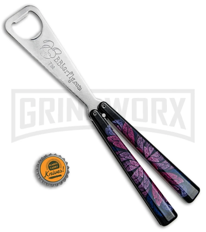 BB Barfly Psychedelic Flowers Bottle Opener Butterfly Trainer 5 BB Barfly Psychedelic Flowers Bottle Opener Butterfly Trainer - Image 3