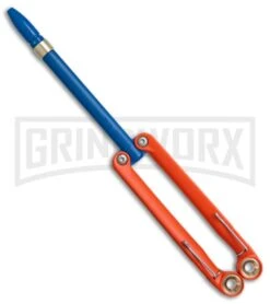 BaliYo By Spyderco Butterfly Pen Flipper Orange/Blue