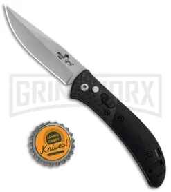 Bear OPS Bold Action IX Black G-10 CF Automatic Knife - Bead Blast Plain -Best Knifes Shop Bear OPS Bold Action IX Auto Black G 10 CF BB AC 900 B4 P BHQ 83233 jr bottlecap large