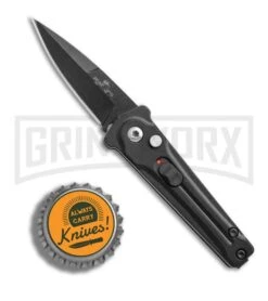 Bear Ops Black Bold Action III Mini Automatic Knife - Black Plain -Best Knifes Shop Bear Ops Bold Action III mini black black BHQ 68882 er bottlecap large