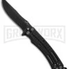 Bear OPS Bear-Song VI Black Butterfly Knife - Black Plain -Best Knifes Shop Bear Son Breeden B 600 B 35032 BHQ 51710 jr large