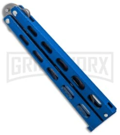 Bear & Son 114BL & 114BLTR Blue Butterfly Knife 2-Pack -Best Knifes Shop Bear and Son 2 Pack Butterfly Special Blue BHQ 88811 er trainer spine large
