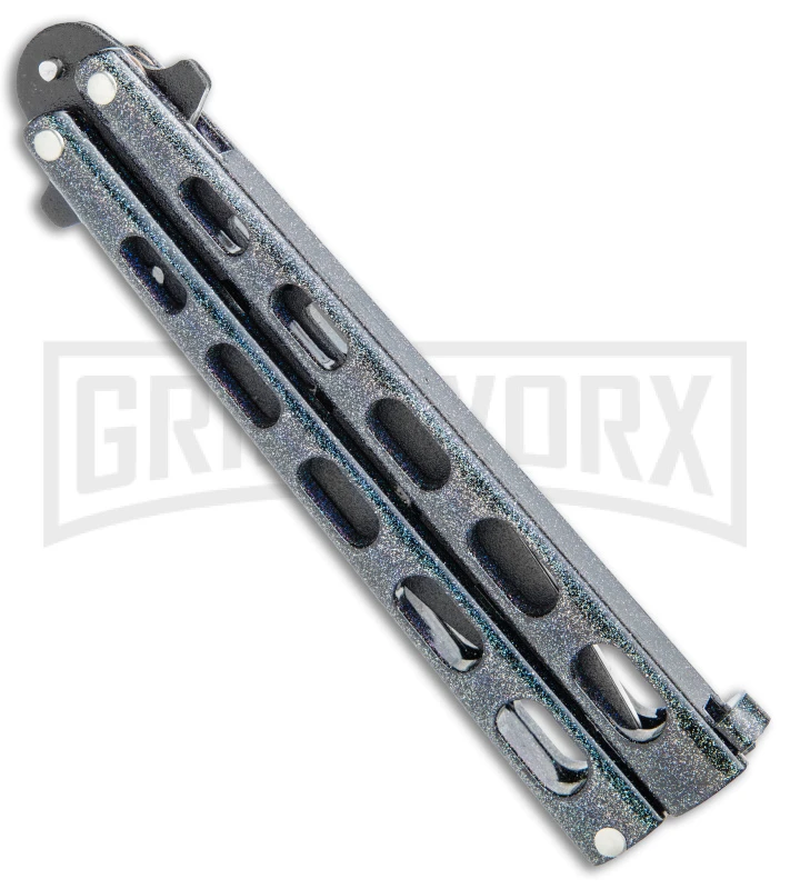 Bear & Son 115 Galaxy Butterfly Knife - Black Dull 5 Bear & Son 115 Galaxy Butterfly Knife - Black Dull - Image 3