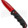 Boker Mini Kalashnikov Black Automatic Knife - Red Plain -Best Knifes Shop Boker Black Widow Mini Kalashnikov Auto Dagger Red 01KALS57NSOI BHQ 96966 jr update large