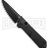 Boker Kihon Black Automatic Knife - Black Plain 1 Boker Kihon Black Automatic Knife - Black Plain -Best Knifes Shop Boker Burnley Kihon DP Auto Black BHQ 101390 jr large