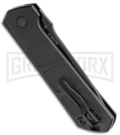 Boker Kihon Black Automatic Knife - Black Plain 8 Boker Kihon Black Automatic Knife - Black Plain -Best Knifes Shop Boker Burnley Kihon DP Auto Black BHQ 101390 jr side large