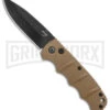 Boker Kalashnikov Coyote Brown Automatic Knife - Drop Point Black Plain -Best Knifes Shop Boker Kalashnikov Auto Coyote D2 Black BHQ 144762 jr large