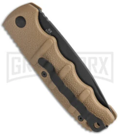 Boker Kalashnikov Coyote Brown Automatic Knife - Drop Point Black Plain -Best Knifes Shop Boker Kalashnikov Auto Coyote D2 Black BHQ 144762 jr side large