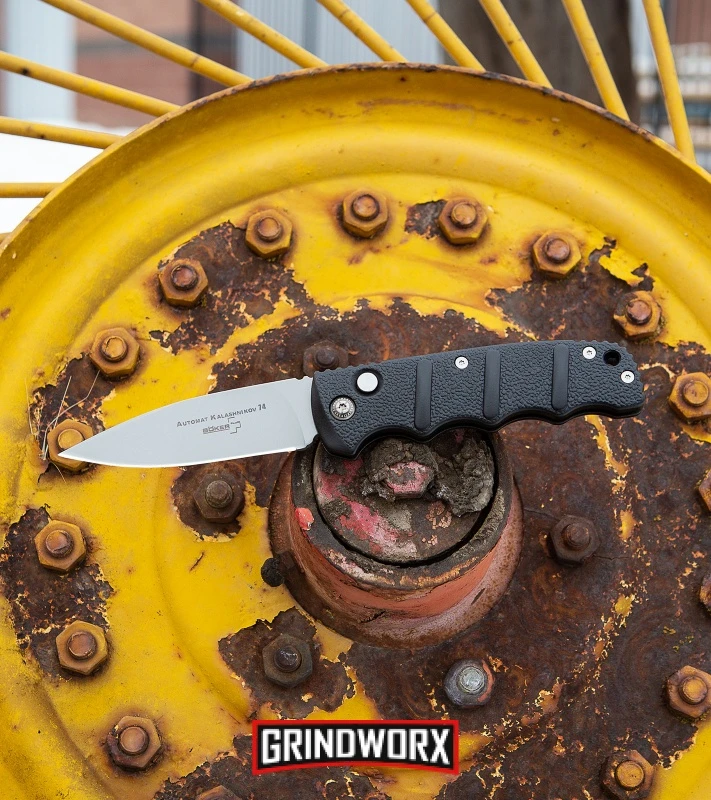 Boker Kalashnikov Black Widow Automatic Knife - D2 Dagger Red Plain 11 Boker Kalashnikov Black Widow Automatic Knife - D2 Dagger Red Plain - Image 9