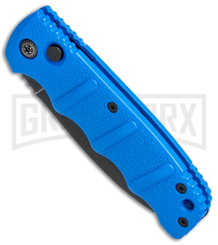 Boker Kalashnikov Blue Automatic Knife - Dagger Smokewash Plain 4 Boker Kalashnikov Blue Automatic Knife - Dagger Smokewash Plain - Image 2