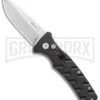 Boker Mini Strike Automatic Knife Black - Drop Point Stonewash Plain -Best Knifes Shop Boker Mini Strike Auto Black SW 01BO435NSOI BHQ 99628 jr large