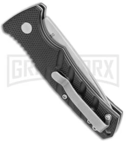 Boker Mini Strike Automatic Knife Black - Drop Point Stonewash Plain -Best Knifes Shop Boker Mini Strike Auto Black SW 01BO435NSOI BHQ 99628 jr side large
