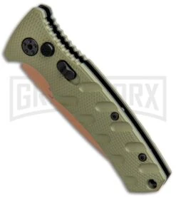 Boker Mini Strike Automatic Knife Black - Drop Point Copper Plain -Best Knifes Shop Boker Mini Strike Auto OD Green Copper 01BO438NSOI BHQ 99631 jr spine large