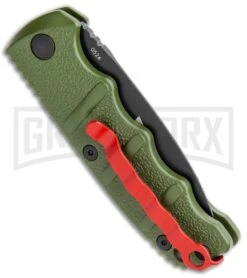 Boker Mini Kalashnikov Warhawk Automatic Knife Green - D2 Black Plain 8 Boker Mini Kalashnikov Warhawk Automatic Knife Green - D2 Black Plain -Best Knifes Shop Boker Mini Warhawk Kalashnikov Auto Dagger Green Black BHQ 113923 jr side large