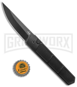 Boker Plus Kwaiken Grip Automatic Knife - D2 Black Plain 9 Boker Plus Kwaiken Grip Automatic Knife - D2 Black Plain -Best Knifes Shop Boker Plus Kwaiken Grip Auto Black Aluminum Black BHQ 175283 jr bottlecap large