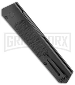 Boker Plus Kwaiken Grip Automatic Knife - D2 Black Plain 8 Boker Plus Kwaiken Grip Automatic Knife - D2 Black Plain -Best Knifes Shop Boker Plus Kwaiken Grip Auto Black Aluminum Black BHQ 175283 jr side large