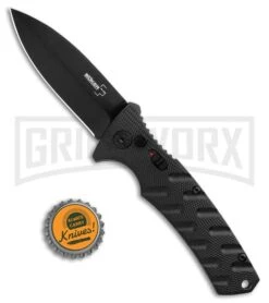 Boker Plus Strike Manual Knife - Dagger Black Plain -Best Knifes Shop Boker Plus Strike Dagger Auto Black Black 01BO428NSOI BHQ 97035 jr bottlecap large