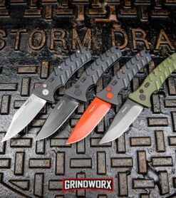 Boker Plus Black Widow Strike Automatic Knife - Drop Point Red -Best Knifes Shop Boker Plus Strike Drop Point Automatic Knife OD Green Black D2 BHQ 97033 kp storm drain web large