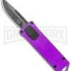 Boker Plus USB OTF Black Automatic Knife Aluminum - Purple SW Plain -Best Knifes Shop Boker Plus USB OTF Auto Purple Aluminum Black SW 06EX277SOI BHQ 125999 jr large