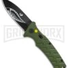 Boker Warhawk Strike Automatic Knife - Dagger -Best Knifes Shop Boker Plus Warhawk Strike Dagger Auto Green Black BHQ 113922 jr large