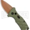 Boker Stubby Strike Automatic Knife - Desert Warrior 2 Boker Stubby Strike Automatic Knife - Desert Warrior -Best Knifes Shop Boker Stubby Strike CA Legal Auto OD Green Copper 01BO443NSOI BHQ 99649 jr large