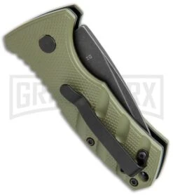 Boker Stubby Strike OD Green Automatic Knife - Black Stonewash 8 Boker Stubby Strike OD Green Automatic Knife - Black Stonewash -Best Knifes Shop Boker Stubby Strike CA Legal Auto OD Green Smokewash 01BO442NSOI BHQ 99648 jr side large