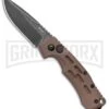 Boker Thunder Storm Automatic Knife Coyote - Blackwash Plain -Best Knifes Shop Boker Thunder Storm Auto Coyote Blak SW BHQ 110586 jr large