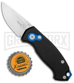 Boker Vox Kompakt CA Legal Automatic Knife - Drop Point Stonewash Plain -Best Knifes Shop Boker Vox Kompakt CA Legal Auto Knife SW 01BO625NSOI BHQ 95713 jr bottlecap 1 large