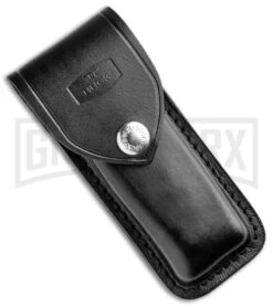 Buck Knives Buck 110 Automatic Ebony Lockback Knife - Satin Plain -Best Knifes Shop Buck 110 Auto LB Ebony Dymondwood Satin 0110BRSA BHQ 51274 jr sheath large