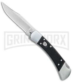 Buck Knives Buck 110 Elite Automatic Black G-10 Lockback Knife - Satin Plain