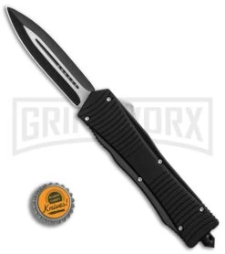 Nocturnal D/A OTF Automatic Knife Black - Dagger Black Plain 9 Nocturnal D/A OTF Automatic Knife Black - Dagger Black Plain -Best Knifes Shop Dagger DA OTF black handle black plain BP 26364 er bottlecap large