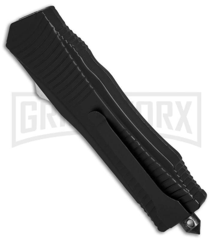 Nocturnal D/A OTF Automatic Knife Black - Dagger Black Plain 4 Nocturnal D/A OTF Automatic Knife Black - Dagger Black Plain - Image 2