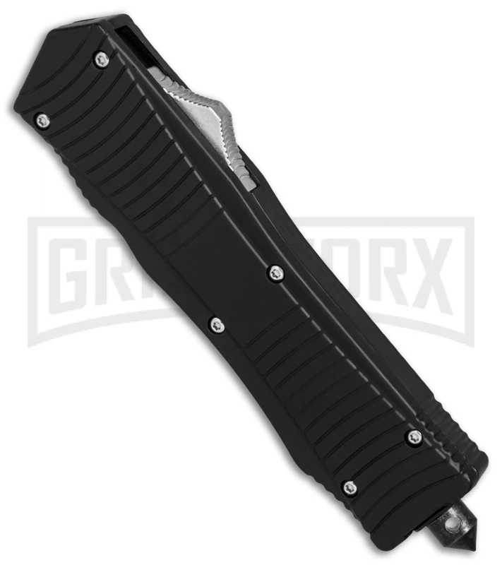 Nocturnal D/A OTF Automatic Knife Black - Dagger Black Plain 5 Nocturnal D/A OTF Automatic Knife Black - Dagger Black Plain - Image 3