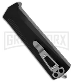 Daggerr Knives Koschei Black Aluminum Double Action OTF Knife - Satin Plain 7 Daggerr Knives Koschei Black Aluminum Double Action OTF Knife - Satin Plain -Best Knifes Shop Daggerr Knives Koschei Double Action OTF Knife Black Aluminum 3.5in Satin BHQ 186789 hd side large