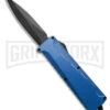 Daggerr Knives Koschei Blue Aluminum Double Action OTF Knife - Black Plain 2 Daggerr Knives Koschei Blue Aluminum Double Action OTF Knife - Black Plain -Best Knifes Shop Daggerr Knives Koschei Double Action OTF Knife Blue Aluminum 3in Black BHQ 182322 td large