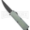 Daggerr Knives Koschei Jade G-10/Al Double Action OTF Knife - Black Plain -Best Knifes Shop Daggerr Knives Koschei Double Action OTF Knife Jade G 10 Aluminum 3in Black BHQ 182325 td large