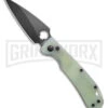 Daggerr Knives Sting Jade G-10 Automatic Knife - Black Plain -Best Knifes Shop Daggerr Knives Sting Automatic Knife Jade G10 3.5in Black D2 BHQ 183394 hd large
